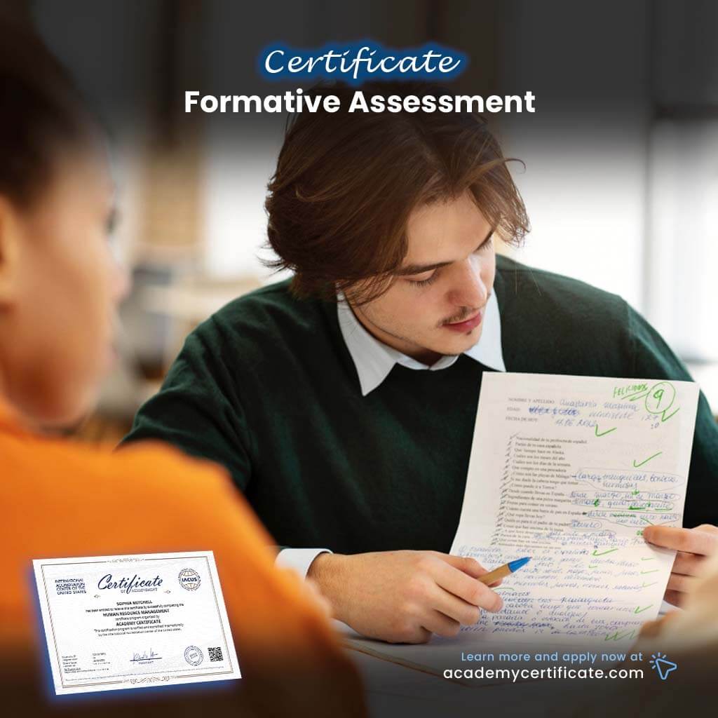 Formative Assessment Certificate