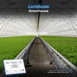 Greenhouse Certificate
