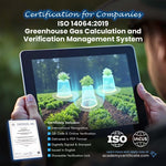 شهادة نظام إدارة حساب غازات الاحتباس الحراري والتحقق منها ISO 14064:2019 للشركات والمؤسسات