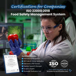 شهادة نظام إدارة سلامة الغذاء ISO 22000:2018 للشركات والمؤسسات