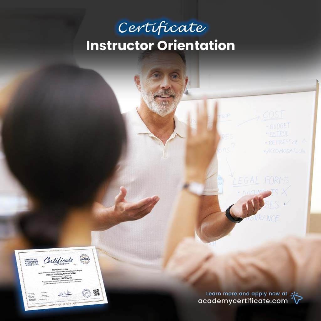 Instructor Orientation Certificate