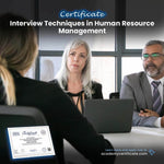 Interview Techniques in Human Resource Management Certificate