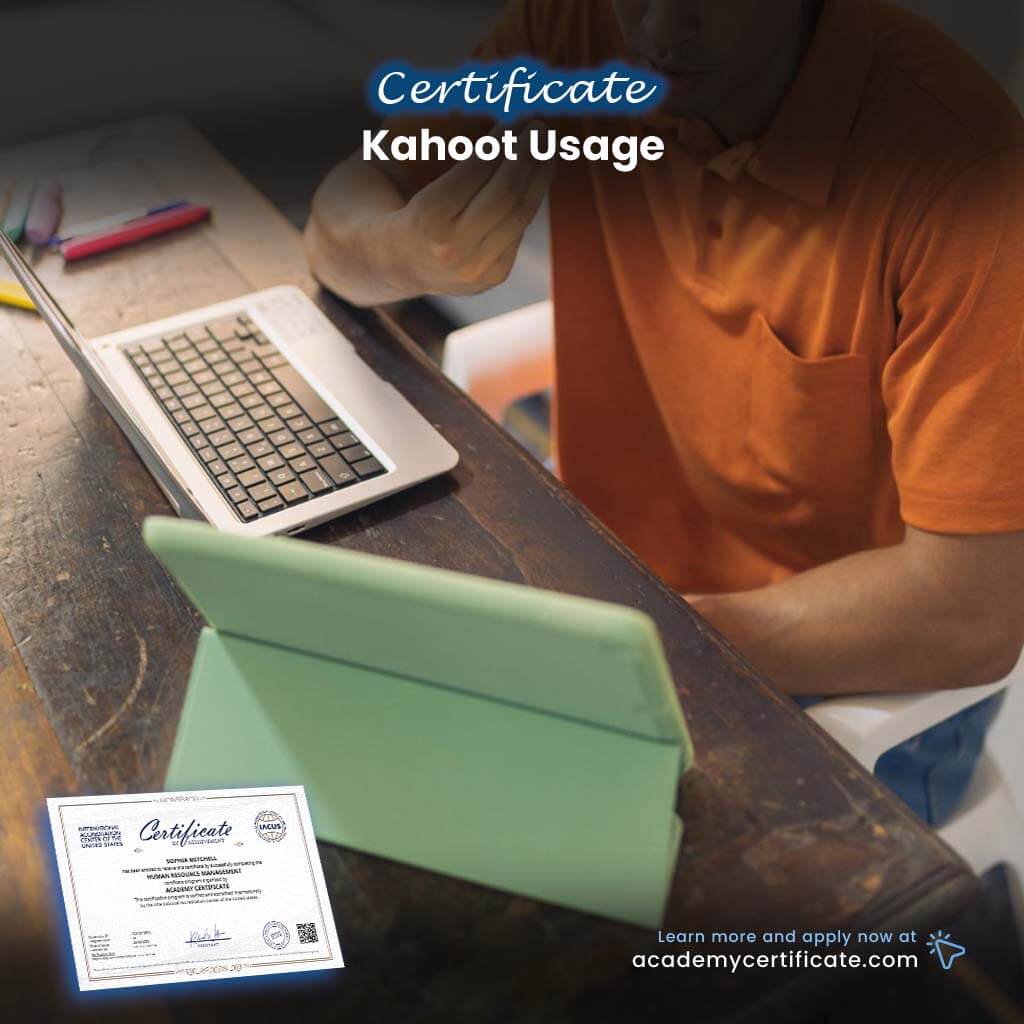 Kahoot Usage Certificate
