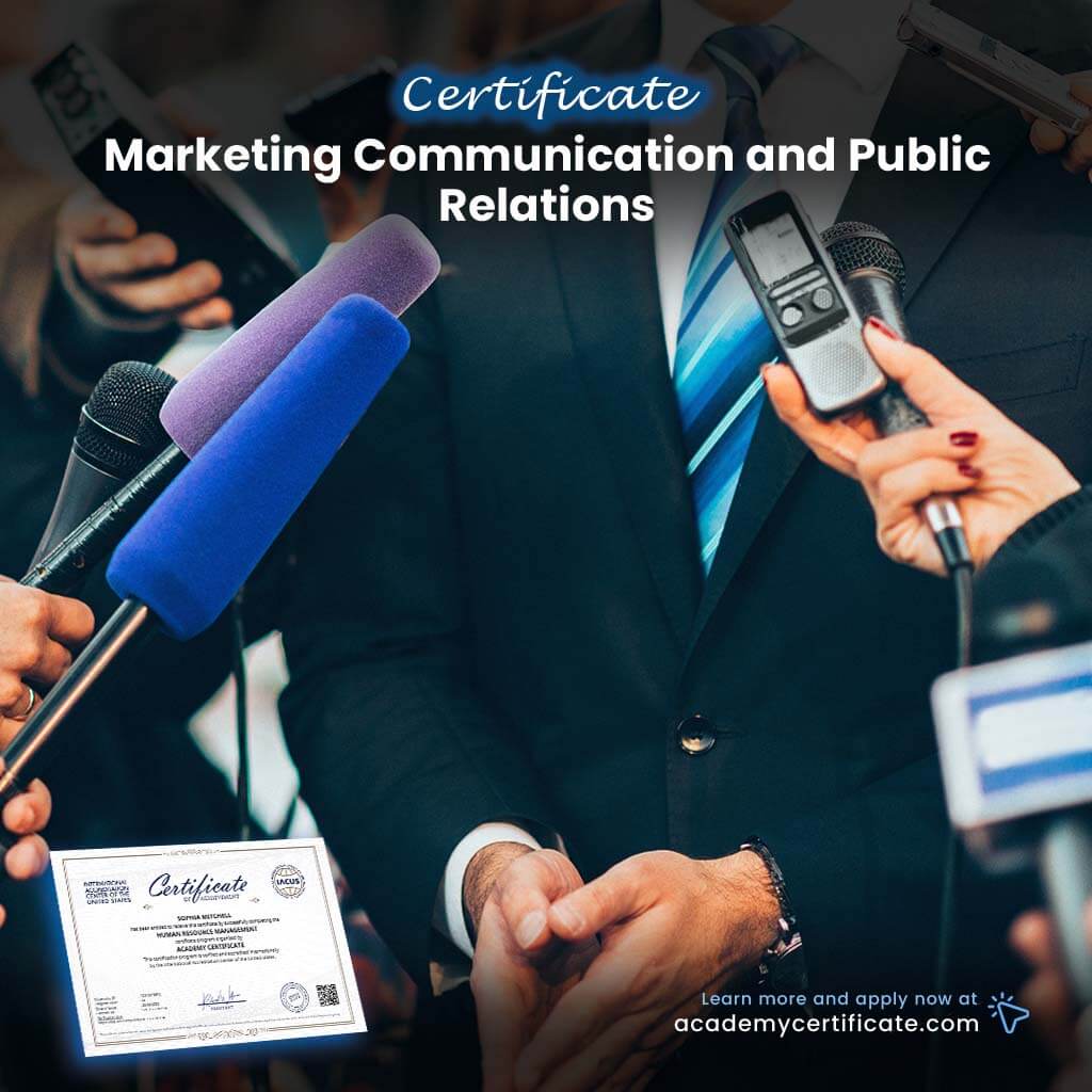 Marketing Communication and Public Relations Certificate