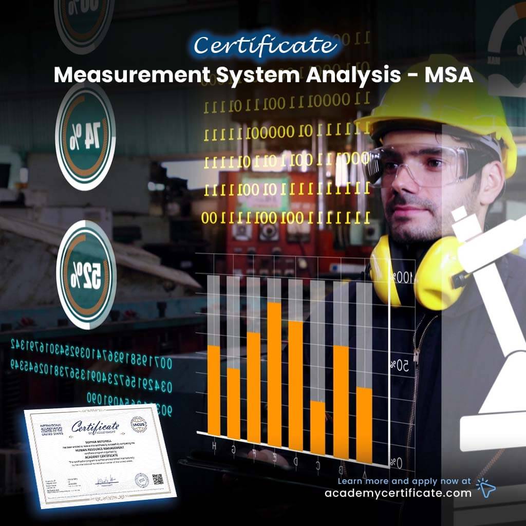 Measurement System Analysis – MSA Certificate– Academy Certificate