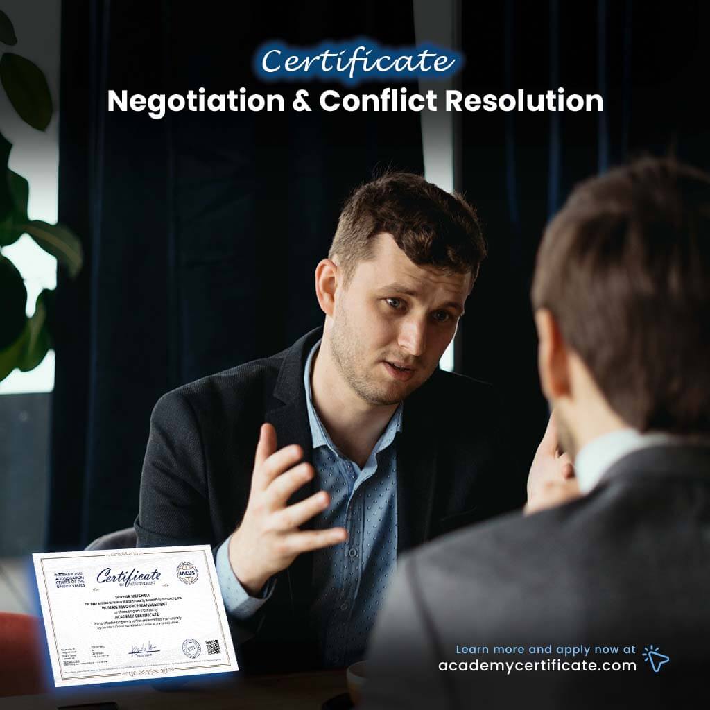 Resolution Certification Negotiation & Conflict Resolution Certificate– Academy Certificate
