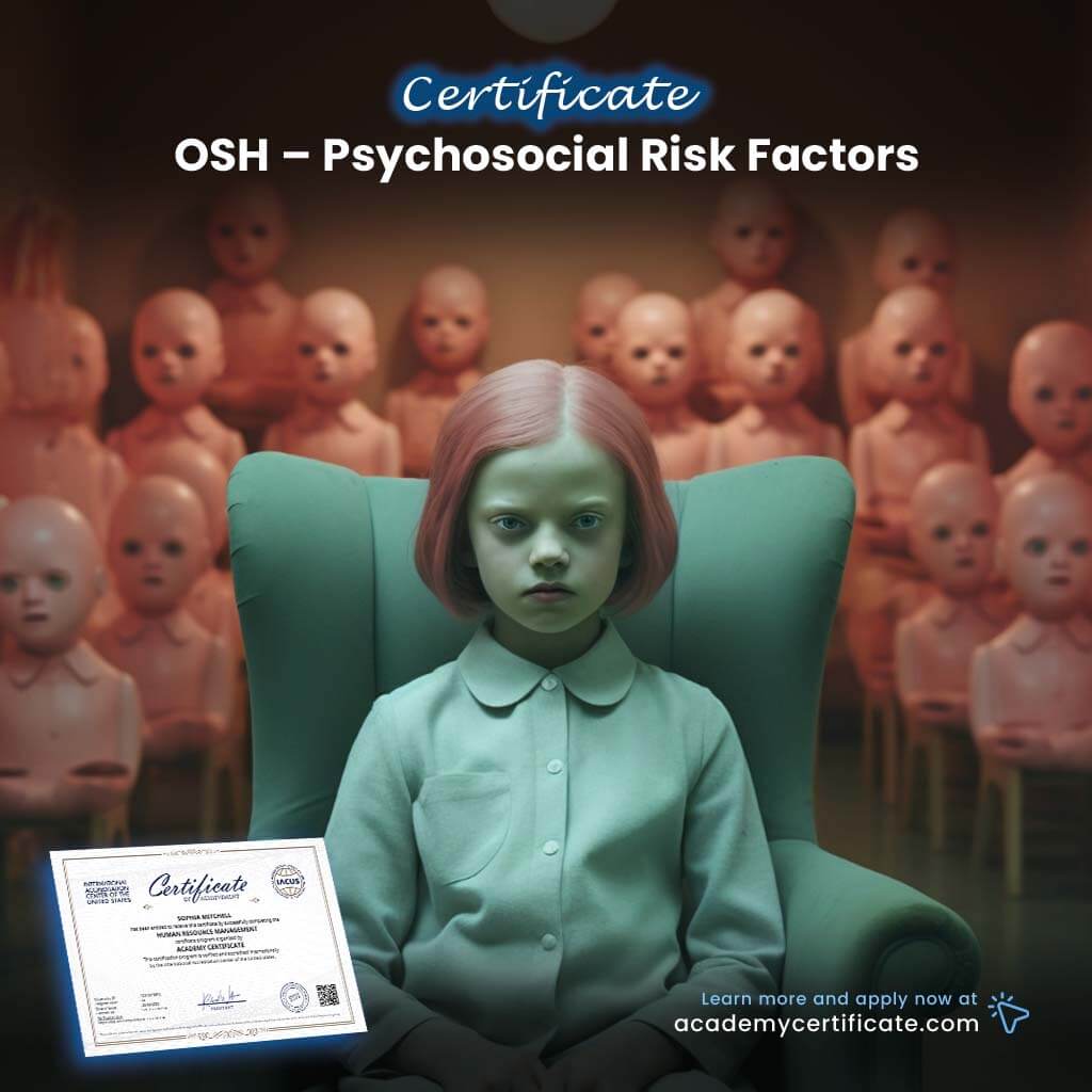 OSH – Psychosocial Risk Factors Certificate– Academy Certificate