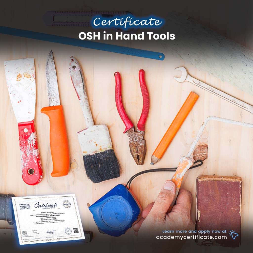 Certificado de SST en herramientas manuales