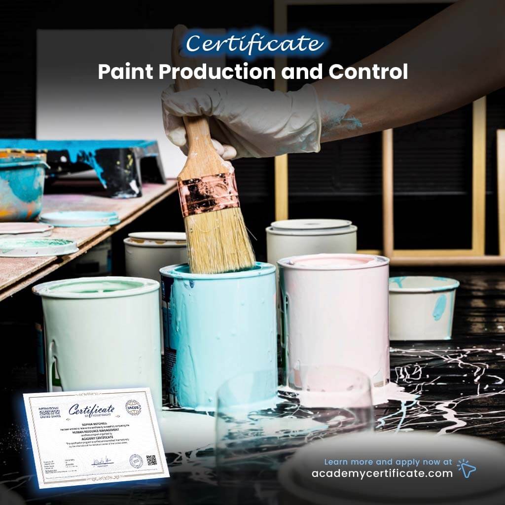 Certificado de Producción y Control de Pinturas