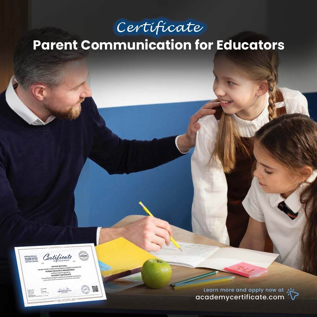 Certificado de Comunicación con Padres para Educadores