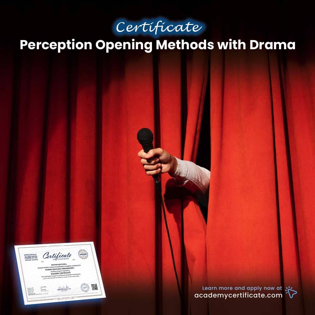 Métodos de apertura de la percepción con certificado de drama