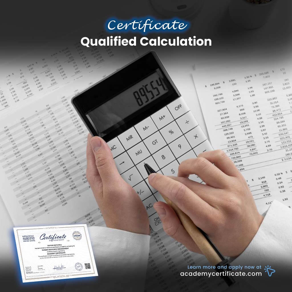 Qualified Calculation Certificate