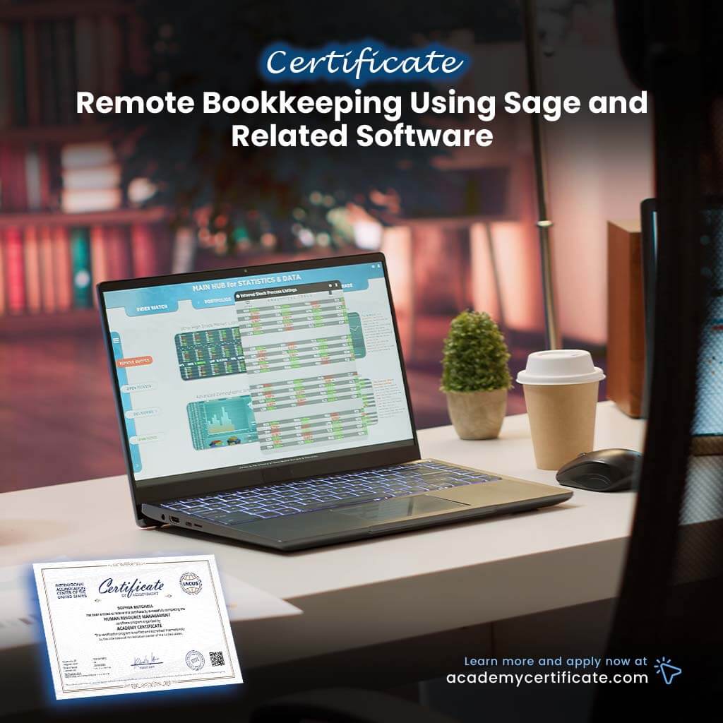 Remote Bookkeeping Using Sage and Related Software Certificate