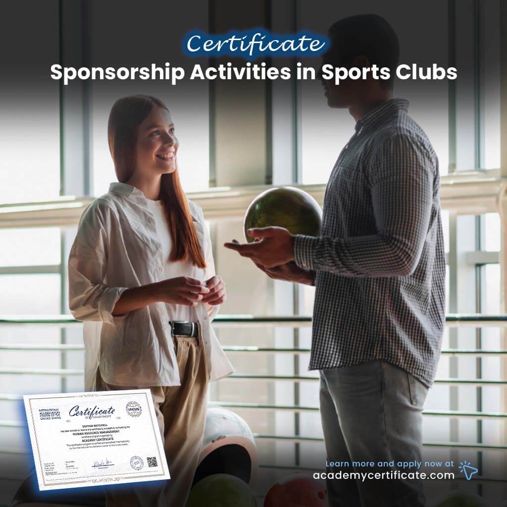 Certificado de Actividades de Patrocinio en Clubes Deportivos
