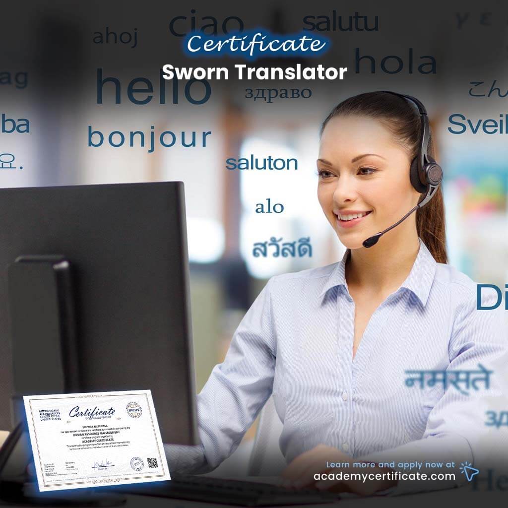 Sworn Translator Certificate– Academy Certificate