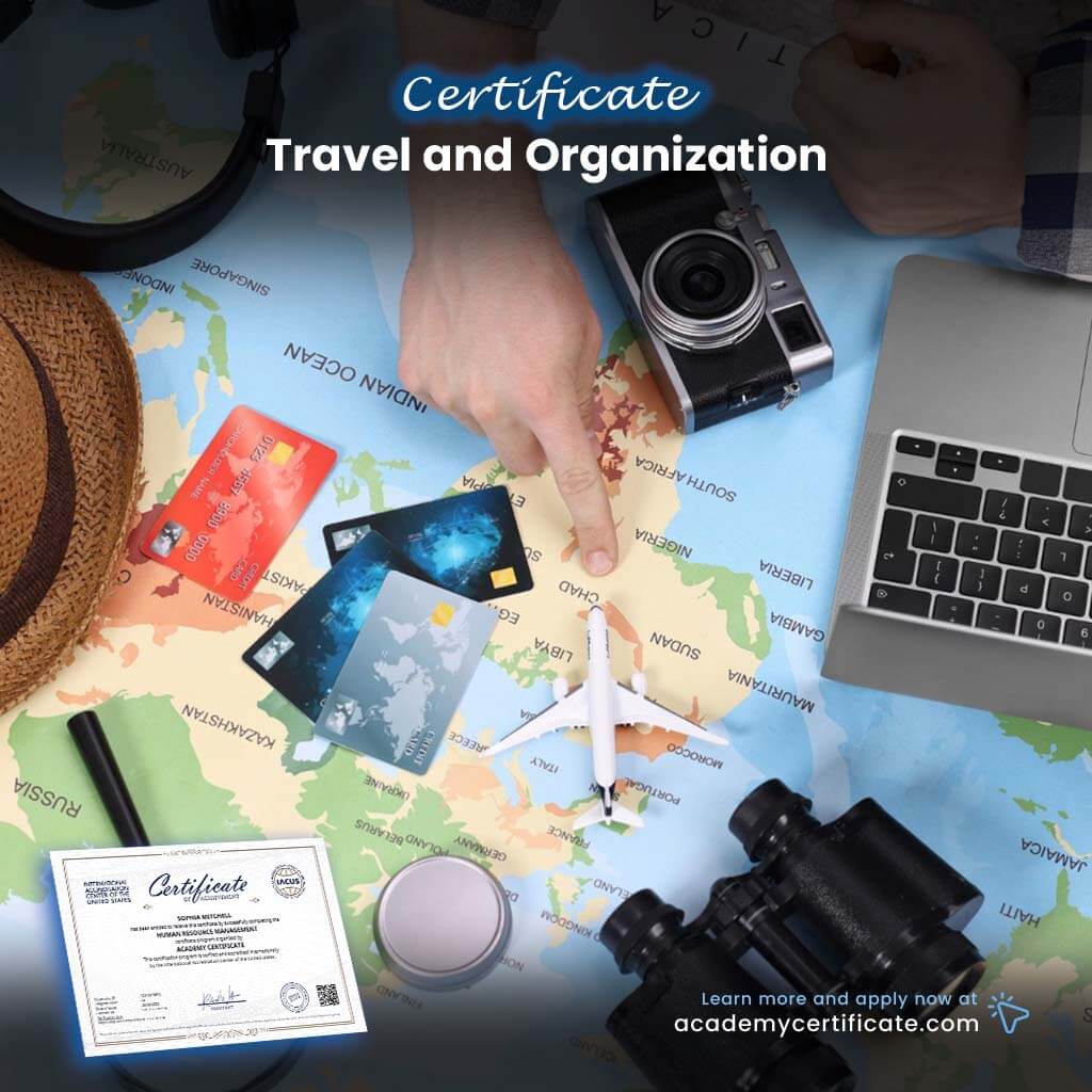 Travel and Organization Certificate
